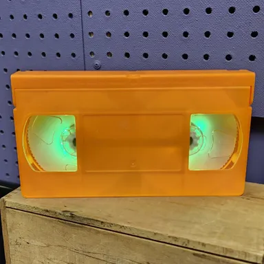 Custom VHS LED Accent Light (Orange/Green)