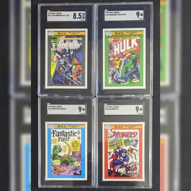 Impel Marvel Cards 1990 SGC