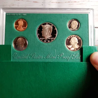 1994 Mint proof set coins