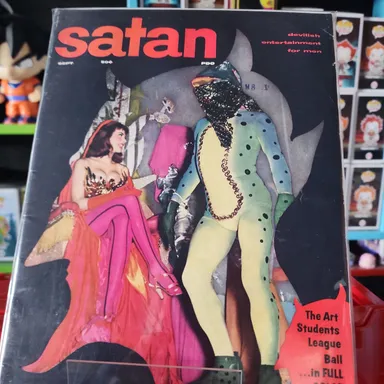 Satan Pulp Magazine Vol. 1 #6, Sept. 1957 6th Devilish Issue!