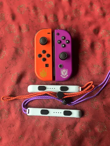 Nintendo Switch Joy Cons Scarlet & Violet Pokemon