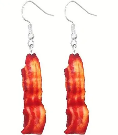 5. Bacon earrings