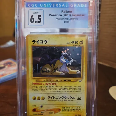 Raikou #243 Pokemon Japanese Awakening Legends #243