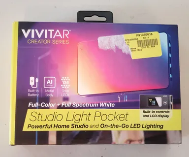  Vivitar Creator Series Studio Light Pocket w/ LCD Display | RGB/White LED