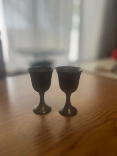 BRASS/SILVER EGG CUPS