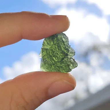 Stunning Moldavite! Check it out 👁 