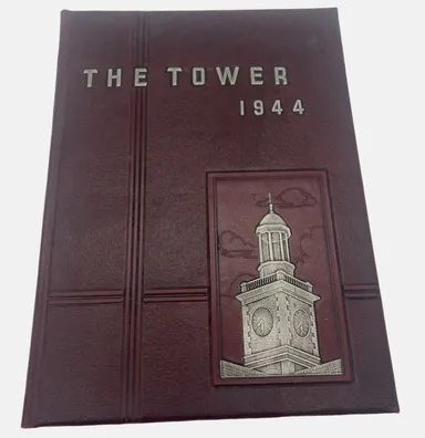 Vintage 1944 The Tower Yearbook Nyack High School New York 7th to 12th Grade