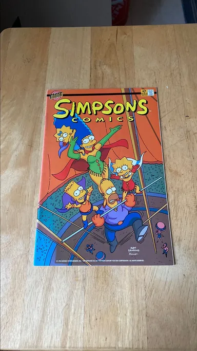 Simpsons Comics 7 newsstand