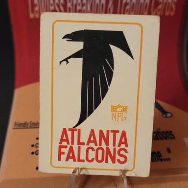 Atlanta Falcons TEAM CARD Good/Fair CONDITION