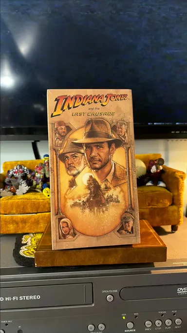 Indiana Jones and the Last Crusade VHS Sealed 1989 Watermark IGS Ready