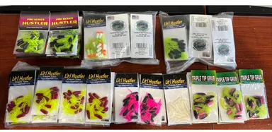 Southern Pro Lit'l Hustler Tube Body Crappie Panfish Jig Fishing Lure Lot Of 820