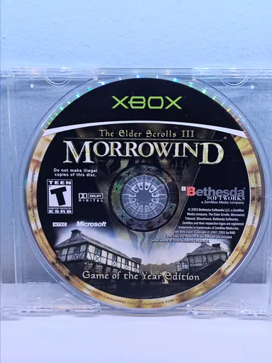 Elder Scrolls III Morrowind [Game of the Year]