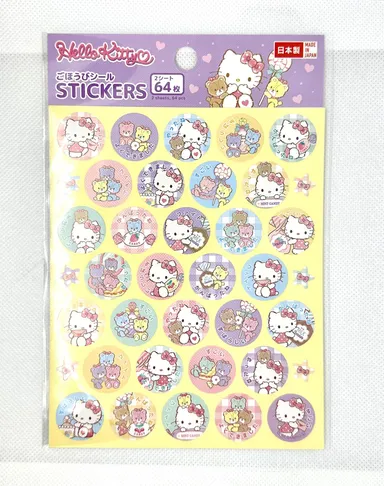 Sanrio Hello Kitty Round Sticker Sheets