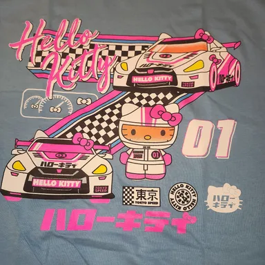 HELLO KITTY AND FRIENDS TOKYO SPEED RACING SHIRT~SIZE MEDIUM(NEW SHIRT WITHOUT THE TAG)
