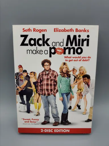 Zack And Miri Make A Porno 2 Disc DVD Seth Rogen Elizabeth Banks