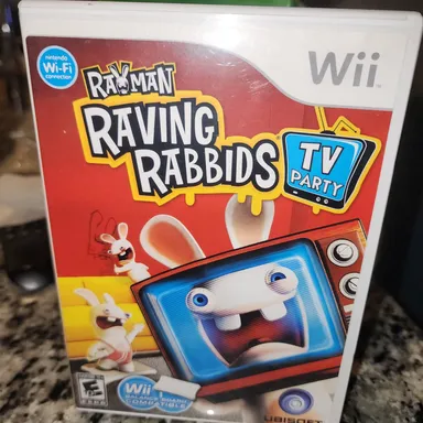 Rayman Raving Rabbids: TV Party (Nintendo Wii) CIB