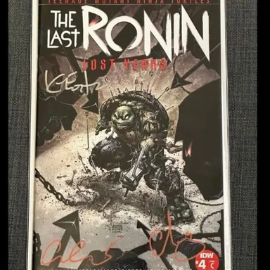 TMNT Last Ronin Lost Years #4 Cover C 3x Sig Eastman, Escorza Brothers With COA
