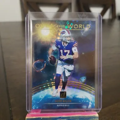 2021 Donruss Josh Allen (Out of this World Holo)