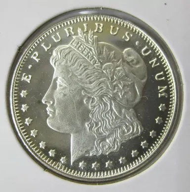 Uncirculated 1/2 oz Morgan Dollar .999 Fine Silver Round Beauty!