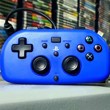 *HORI* PS4 Controller (Wired Gamepad, Blue)