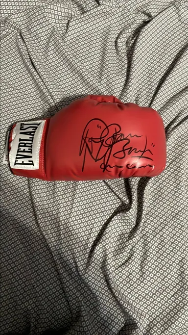 Ray Boom Boom Mancini autographed Boxing glove