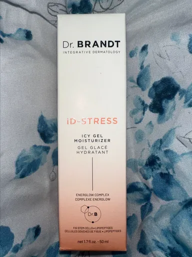 Dr Brandt ID-STRESS ICY GEL Moisturizer Gel Glace Hydratant -50ml/1.7 oz NIB