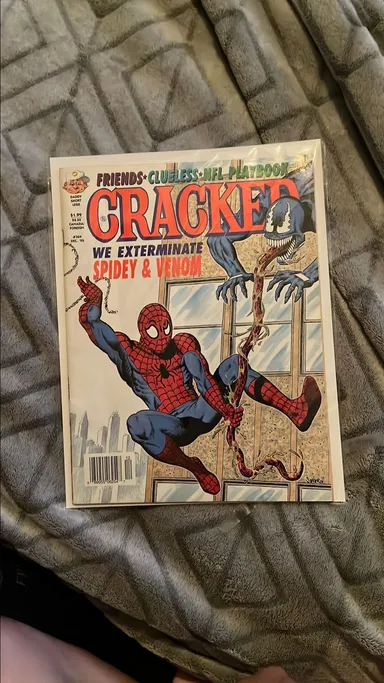Cracked Magazine Spider-Man & Venom Cover