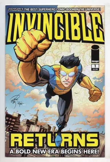 Invincible Returns #1 NM First Print Erik Larsen Variant 1st App. Of Thragg