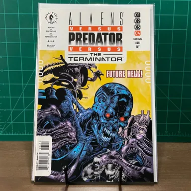 Aliens versus Predator versus The Terminator #4 RARE