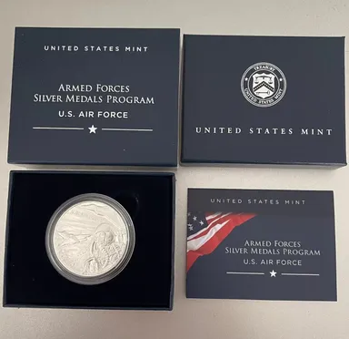 2022 US Air Force Silver Medal 1 oz  SAF1 / OGP / COA