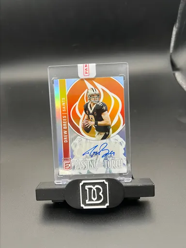 2023 Drew Brees & Derek Carr - Panini Donruss Elite - Passing the Torch - Dual Auto