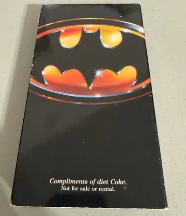Batman (VHS, 1989) Diet Coke Promo - Full Length Screening Copy