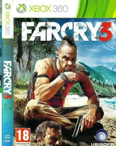 Farcry 3 (Microsoft Xbox 360) Imported with manual