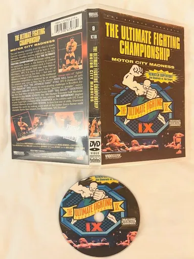 UFC 1996 UFC 9 DVD & Case