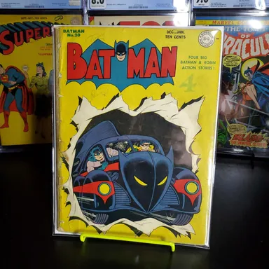 Batman #20 (1944) 1st Batmobile Cover Classic