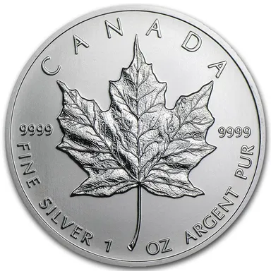 Silver - 1 Oz Coin - 2013 Canada Maple Leaf