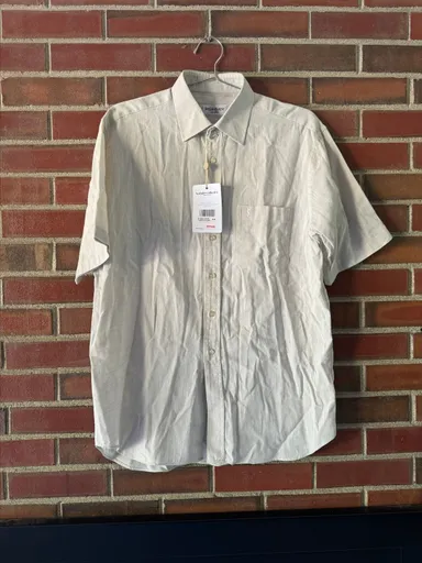 Yves Saint Laurent Men’s Linen Shirt - Medium/Large, Preowned Excellent Condition