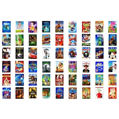 Lot of 50 Wholesale Disney DVDs