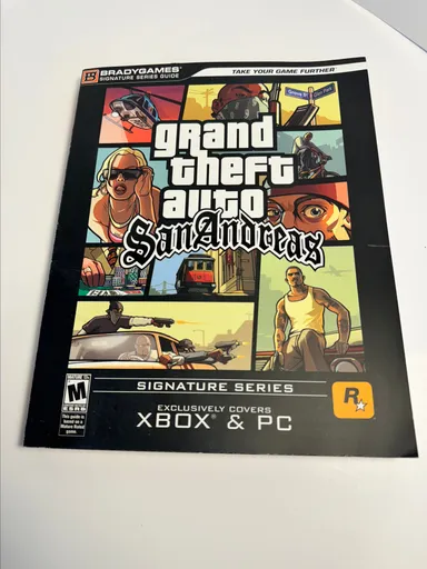 Grand Theft Auto San Andreas Strategy Guide with Map!