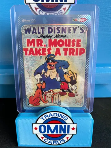 Disney 100 Hotbox Movie Poster card, Mr Mouse Takes a Trip. Mickey Mouse