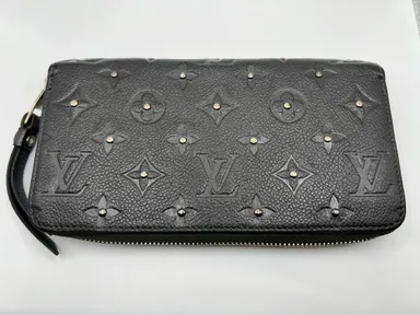 Preloved Louis Vuitton Empreinte Studded Zippy Wallet Platine