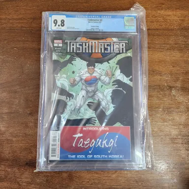 Taskmaster #3 Marvel Comics 5/21 Introducing Taegukgi The Idol Of South Korea CGC 9.8 Slab