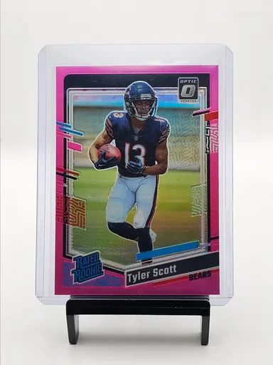 2023 Donruss Optic Tyler Scott Rated Rookie Pink Prizm Chicago Bears NFL