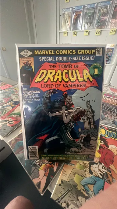 Tomb of Dracula 70 final issue mid grade death of Dracula