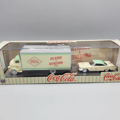 M2 Machines Auto Haulers Series Coca Cola 1958 Dodge COE & 1960 Chrysler 300F