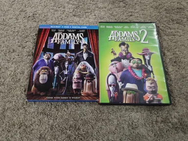 The Adams Family 1 & 2 DVD Movie Lot  