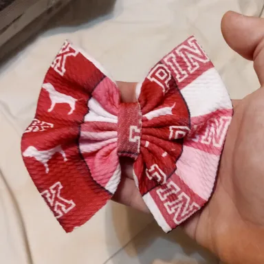 Pink/ Victoria's secrets hair tie