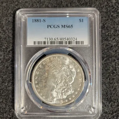 1881-S $1 MS65 PCGS