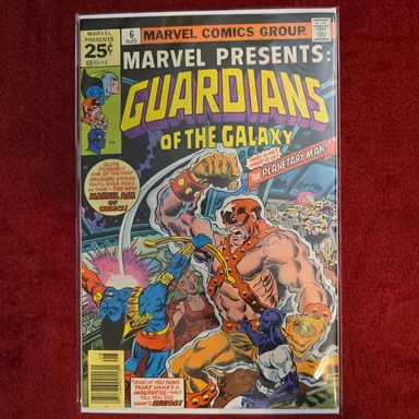 Marvel Presents: Guardians of The Galaxy #6 ~ 1976 ~ NM(9.4-9.6) Cond ~ 1st app of Topographical Man