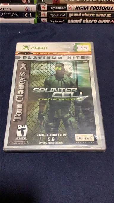 Splinter cell-og Xbox-cib